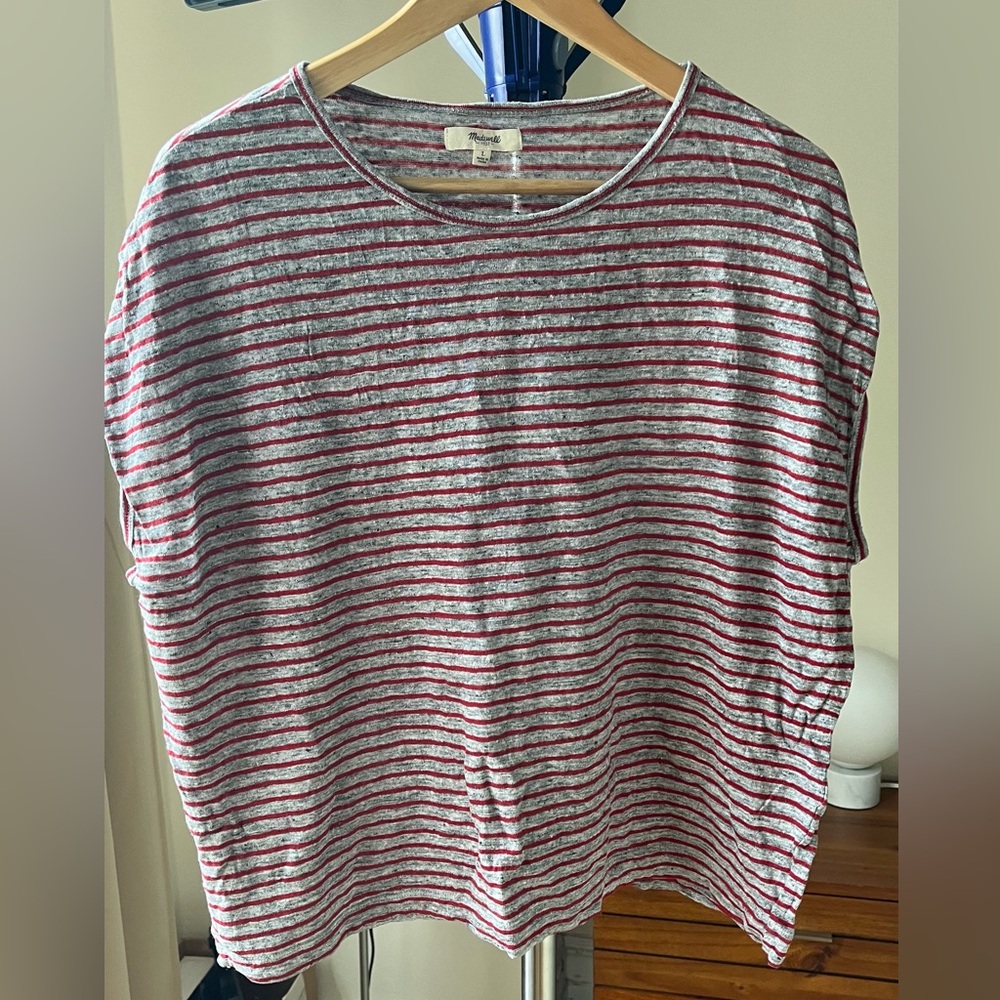 Madewell // Linen Muscle Tee // L
